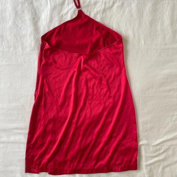 Parade red slip halter dress (sz M) - Picture 5 of 6